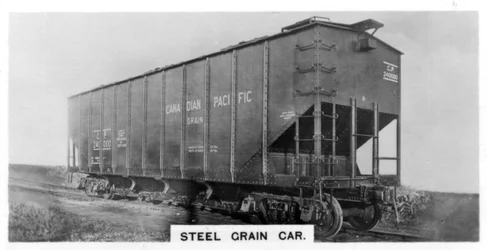 Carro de grãos de aço, Canadá, c1920s