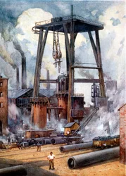 Trabalhos em aço c1925