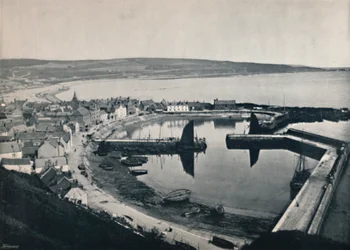 Stonehaven - o porto, 1895