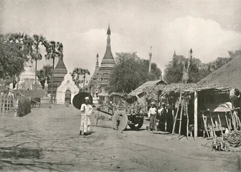 Cena de rua, Bhamo, 1900.