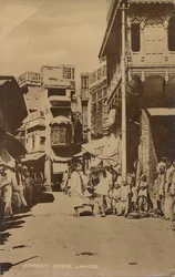 Cena de rua, Lahore,.