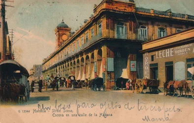 Cena de rua, Havana, Cuba, c1910