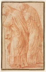 Estudo de monges, 1600.