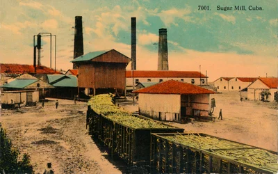 Moinho de açúcar, Cuba, c1913