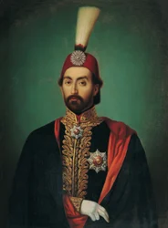Sultão Abdulmecid I, meados do século XIX.