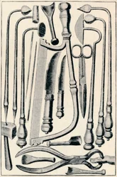 Instrumentos cirúrgicos, 1639, 1903