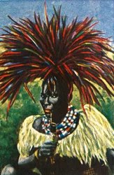 Homem suazi da África do Sul, c1928.