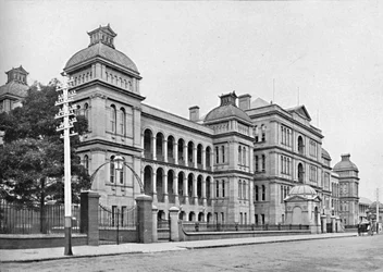 Hospital de Sydney, Macquarie Street, c1900.