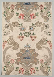Tafetá, Brocado, 1700-1750.