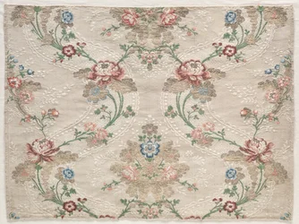 Fragmento de tafetá, c. 1730