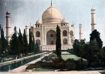 Taj Mahal, Agra, Uttar Pradesh, Índia, c1890