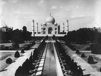 Taj Mahal, Agra, Uttar Pradesh, Índia, final do século XIX ou início do século XX