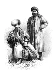Tadjiques de Bukhara, Uzbequistão, 1895