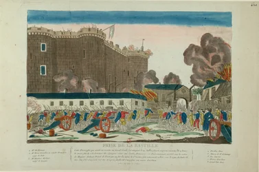 Tomada da Bastilha em 14 de julho de 1789, 1789.