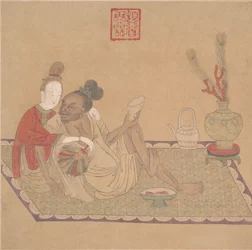 Oficial de tártaro com loira.