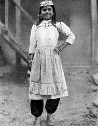 Garota tártaro da Península Verde, na Crimeia, 1936