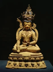 Tathagata Ratnasambhava - Skulptur, 1300 n. Chr.