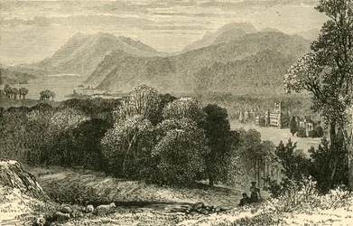 Castelo de Taymouth, 1898.