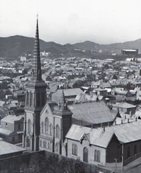 Te Aro, de Terrace, Wellington, final do século XIX e início do século XX.
