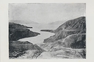 O Wairoa após a erupção de Tarawera, 1923.