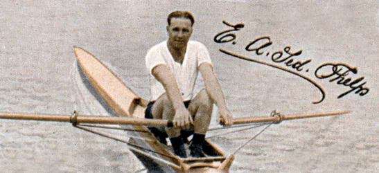 Ted Phelps, Campeão Mundial de Sculling Profissional, 1935