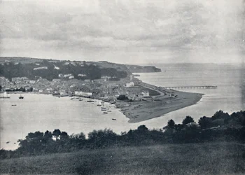Teignmouth - Vista Geral do Dene, 1895