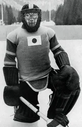 Teiji Homna, time de hóquei no gelo do Japão, Jogos Olímpicos de Inverno, Garmisch-Partenkirchen, Alemanha, 1936