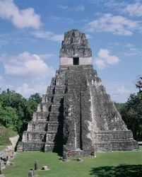 Templo do Jaguar (Templo 1) Mayan, Período Clássico Final c.600-900 (foto)