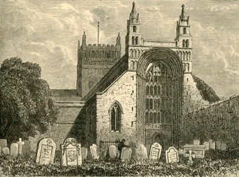 Abadia de Tewkesbury, 1898.