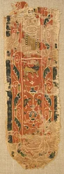 Fragmento Têxtil, Bizantino, século 8-9.
