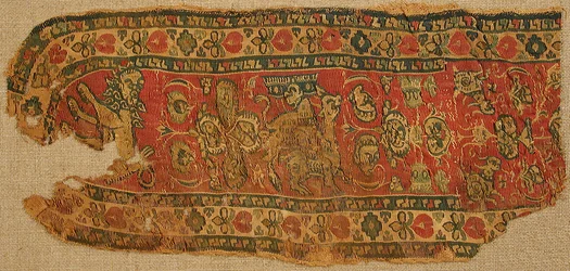 Fragmento Têxtil, Bizantino, séc. VIII-IX.