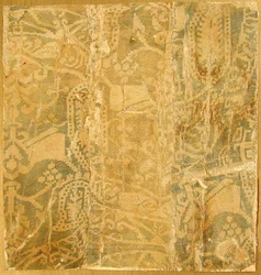Fragmento têxtil, bizantino, século VIII.