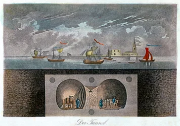 Túnel do Tamisa, c1830