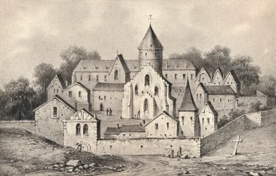 A Abadia de St. Antoine des Champs, 1915.