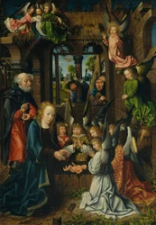 A Adoração do Menino Jesus, possivelmente 1496-1502.