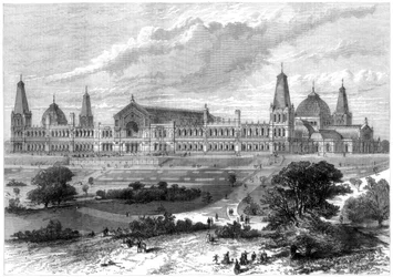 Alexandra Palace, Muswell Hill, Londres, 1875