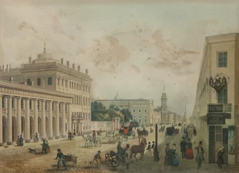 O Palácio Anichkov em São Petersburgo, final da década de 1840.