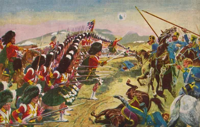 Os Highlanders de Argyll & Sutherland. A fina linha vermelha em Balaclava, 1854, 1939