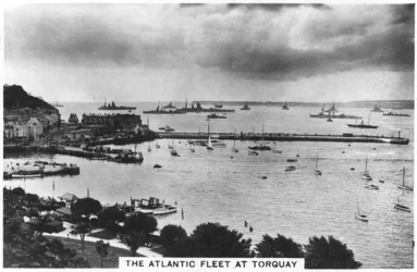 A frota do Atlântico em Torquay, 1936