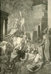 O ataque à cidadela de Cartago, 1890.