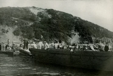 O local de desembarque australiano em Gaba-Tepe, 1919.