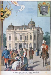 O pavilhão austríaco na Exposição Universal de 1900, Paris, 1900