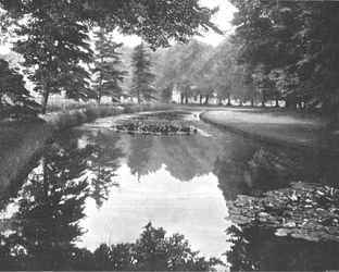 A maré em Hampton Court, Richmond, Londres, 1894.