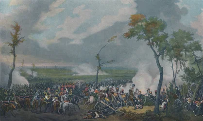 A Batalha de Hanau, 30 de outubro de 1813, 1896.