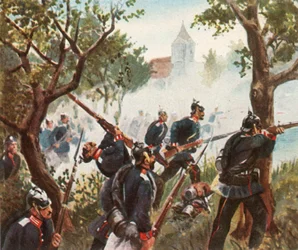 A Batalha de Königgratz, 3 de julho de 1866, 1936.