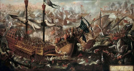 A Batalha de Lepanto, século XVII