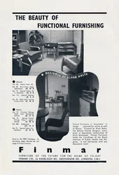 A beleza do mobiliário funcional - Finmar, 1939