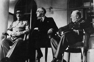 Os Três Grandes se conheceram em Teerã, 1943, 1945
