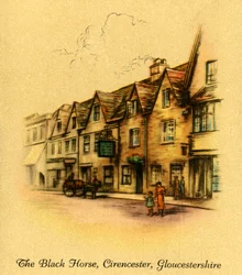 O Cavalo Preto, Cirencester, Gloucestershire, 1936
