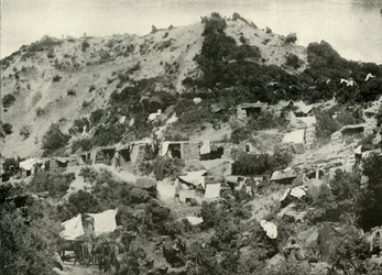 As tropas britânicas na península de Gallipoli, 1919.